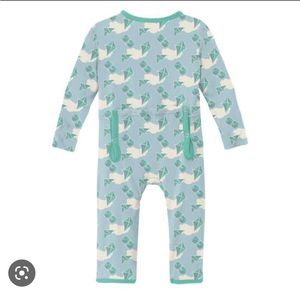 Kickee pants Windy Day Kites zip up suit 12-18 months